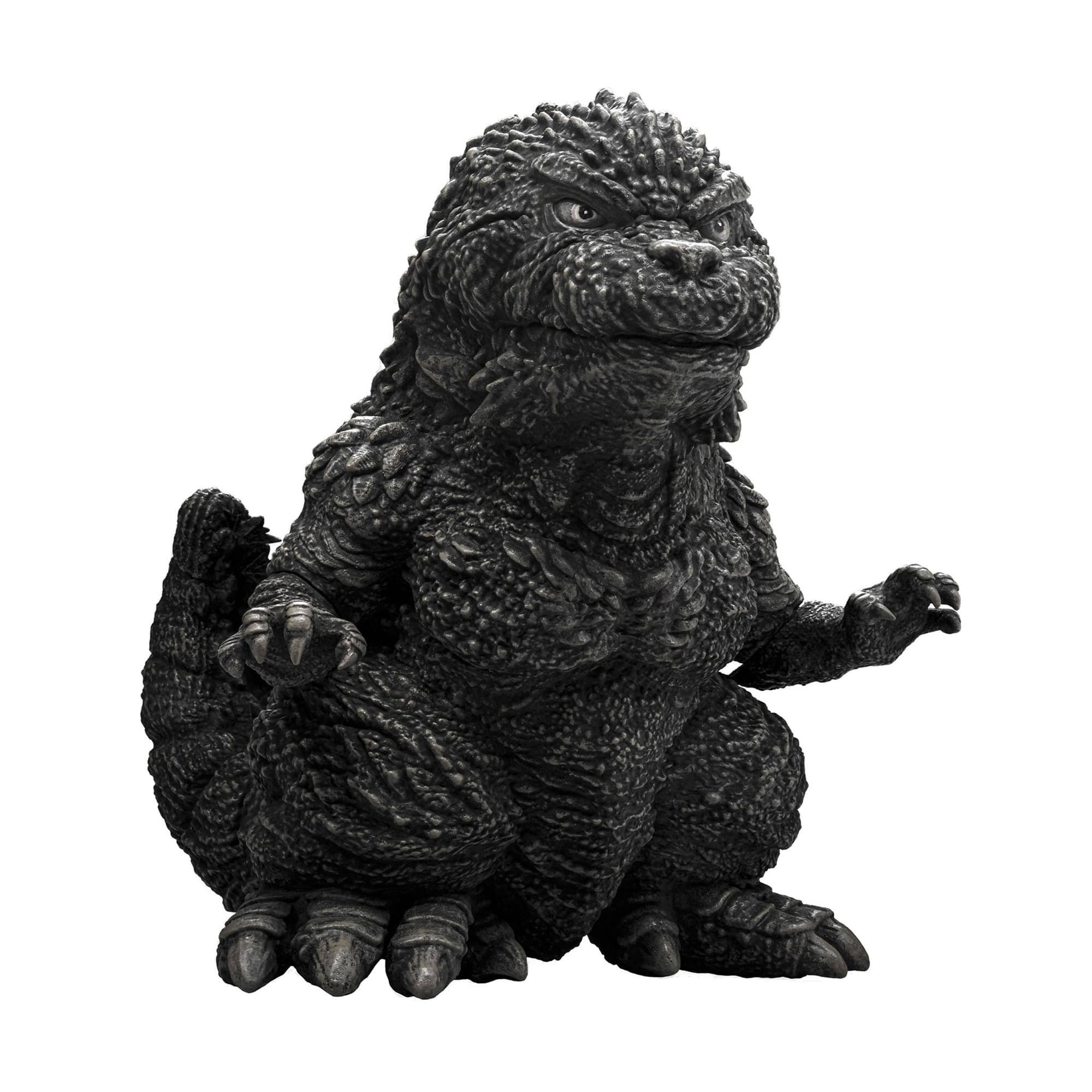 Front. Banpresto - Godzilla Minus One Enshrined Monsters Figure | Version A Grey - Grey.