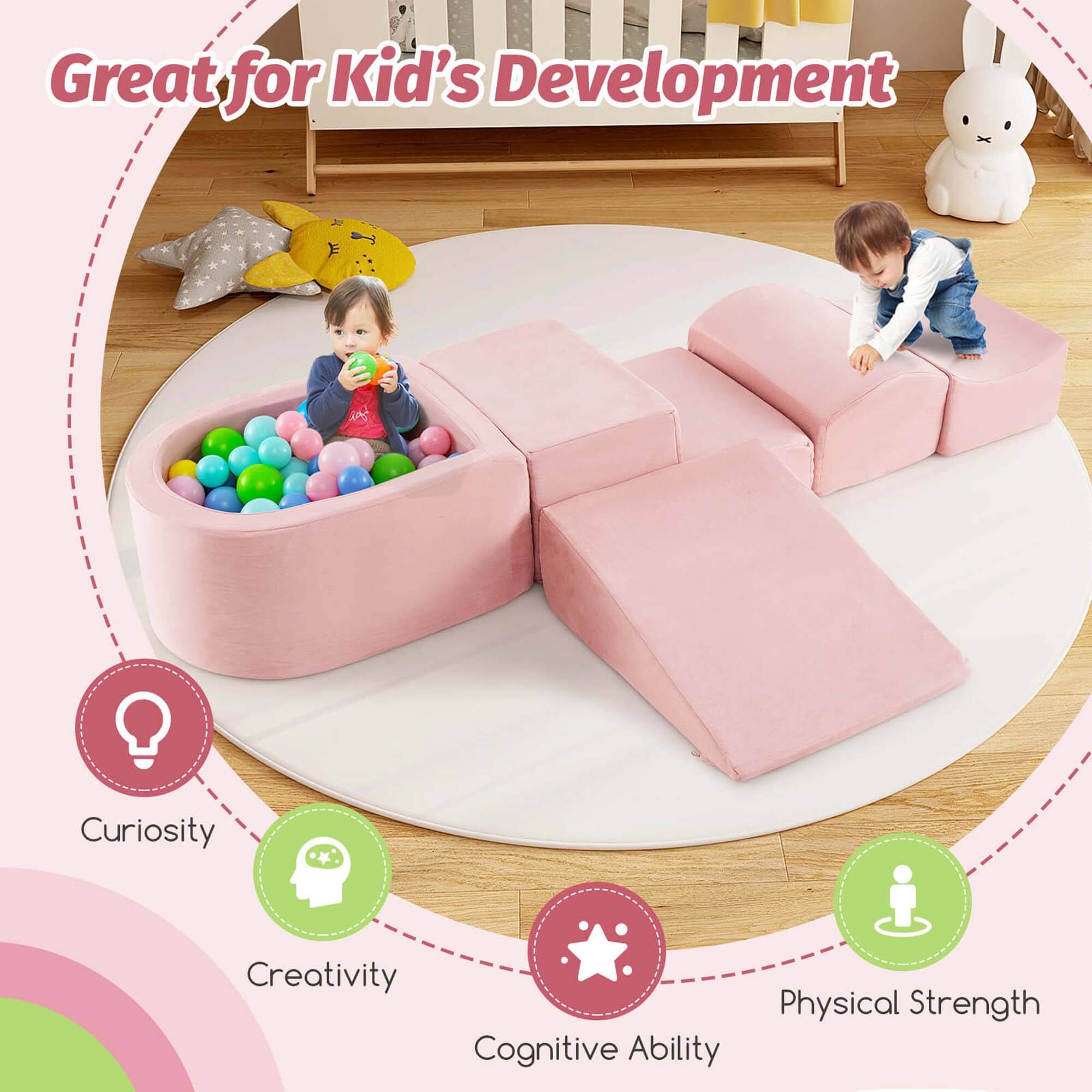 Great for Kid's Development

- Curiosity
- Creativity
- Cognitive Ability
- Physical Strength