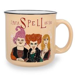 Silver Buffalo - Disney Hocus Pocus "Put A Spell On You" Ceramic Camper Mug | 20 Ounces - Pink