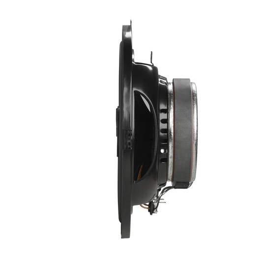 Left. JBL - JBL CLUB64FSL 6-1/2” Two-way car audio speaker Shallow Mount / No Grill - Black.
