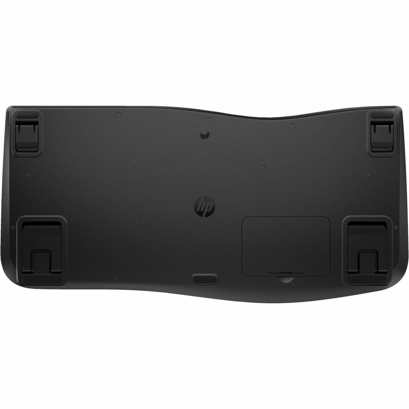 Alt View 4. HP - HP 685 Comfort Dual-Mode Keyboard for Business - Wireless Connectivity - Bluetooth/RF - 32.81 ft - 2.40 GHz - USB Type A - Black.