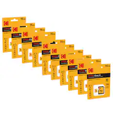 16GB KODAK microSDHC M EXTRA PERFORM KODAK Class 10 microSDHC MEMORY CARD