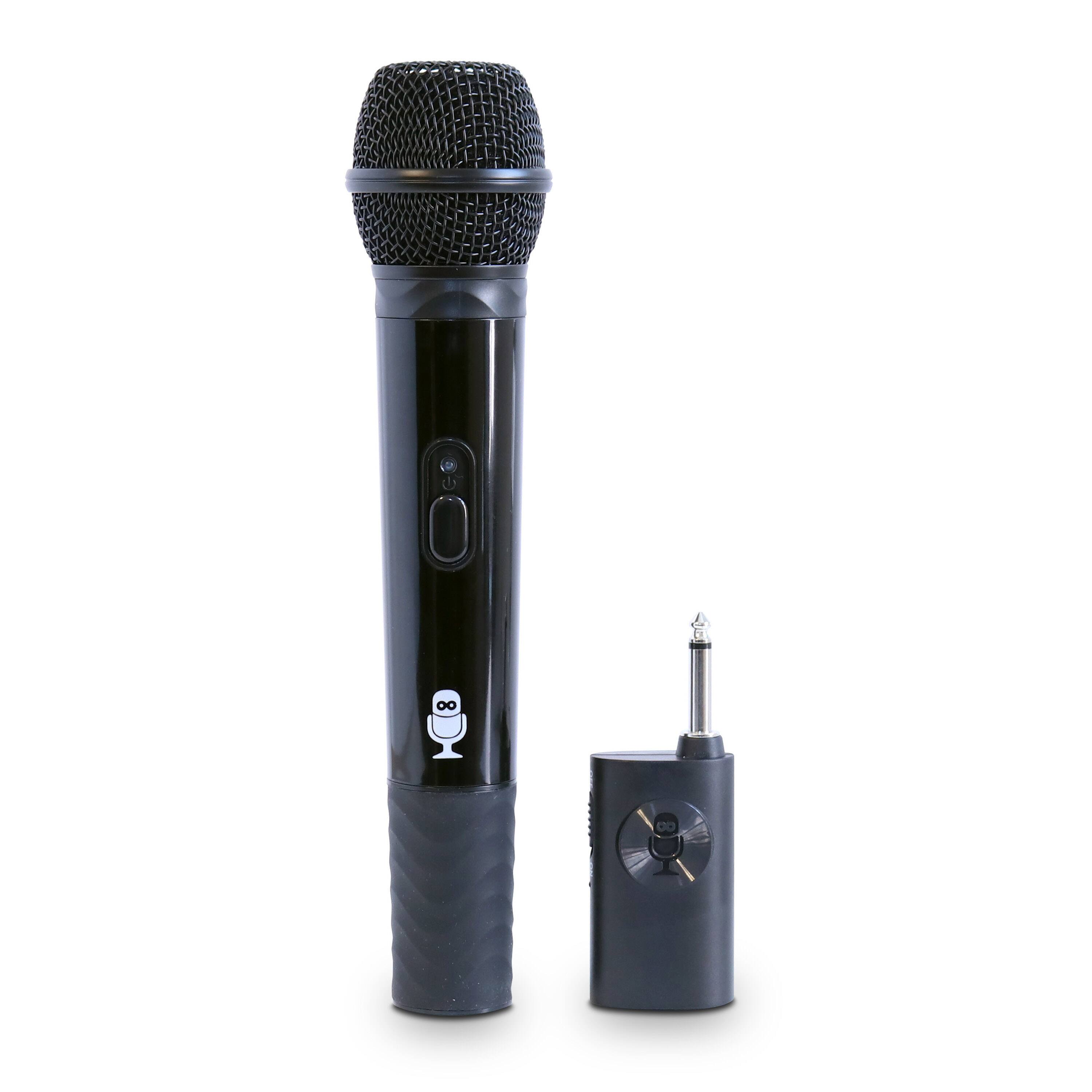 Singing Machine - Wireless Unidirectional Dynamic Microphone - Black