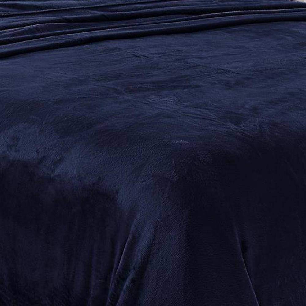 Alt View 2. Plazatex - Lavana Microplush Ultra Premium All Season Soft Brushed Sheet Sets, Queen, Navy - Navy.