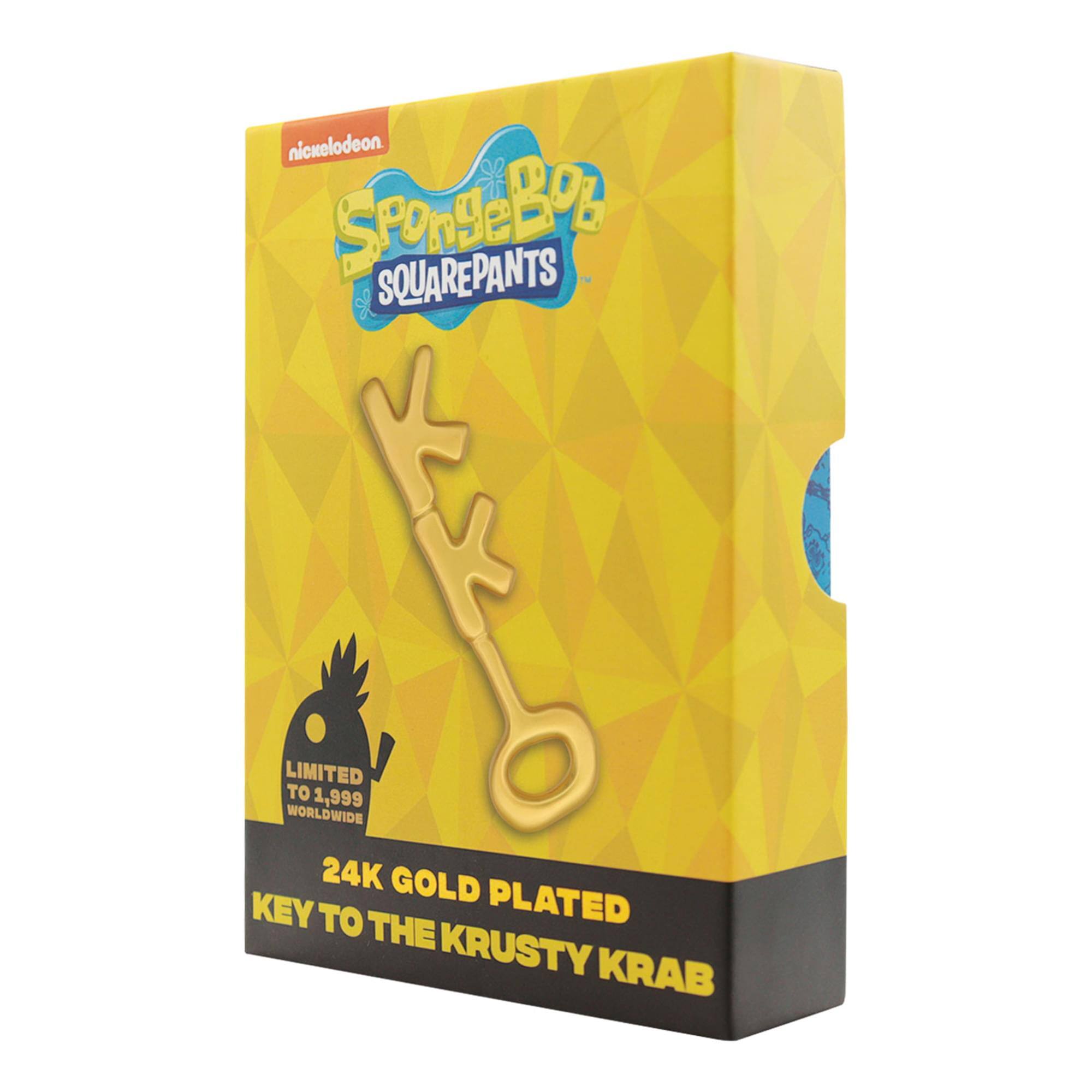 Nickelodeon SpongeBob SquarePants Limited to 1,999 Worldwide 24K Gold Plated Key to the Krusty Krab
