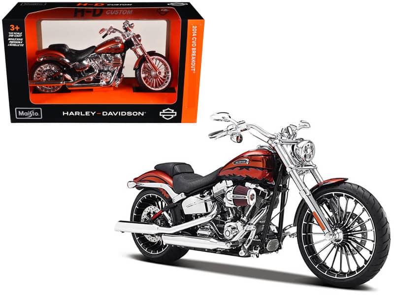 2014 Harley Davidson CVO Breakout Orange 1/12 Diecast Motorcycle Model by Maisto price history on PriceWatchPro
