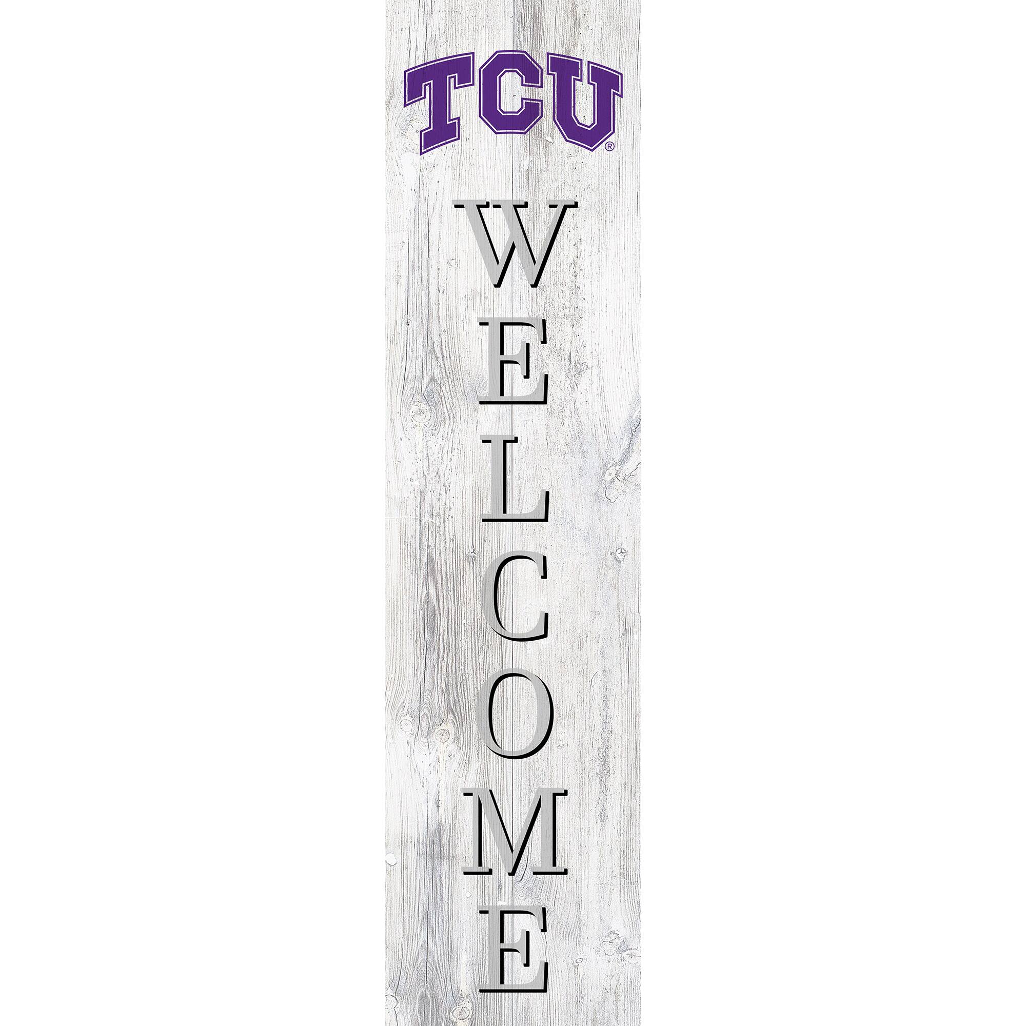 TCU Horned Frogs 48'' Welcome Leaner