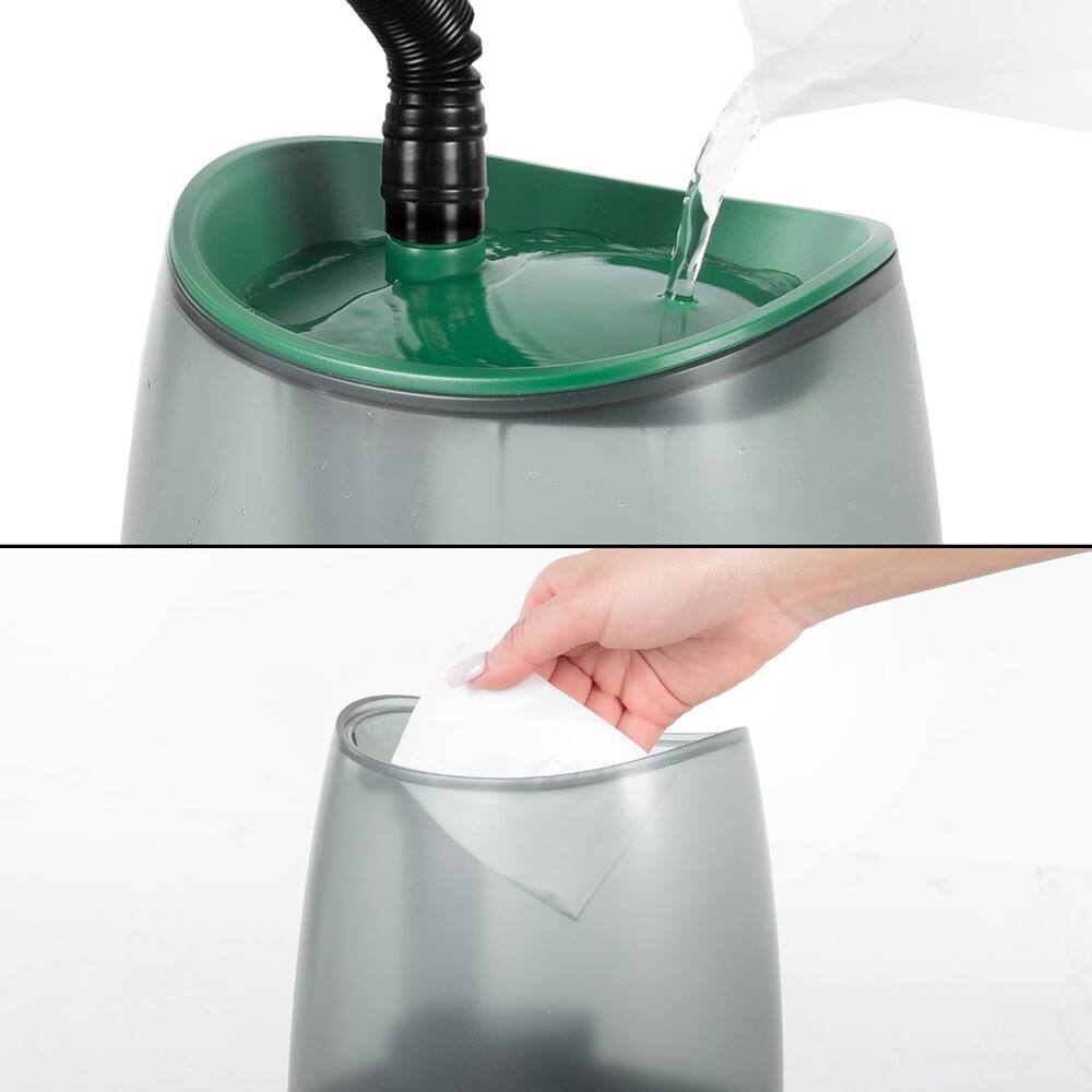 Back. MOSZAR LLC - 4L Reptile Humidifier Fogger with Humidity Control & Extendable Tube.