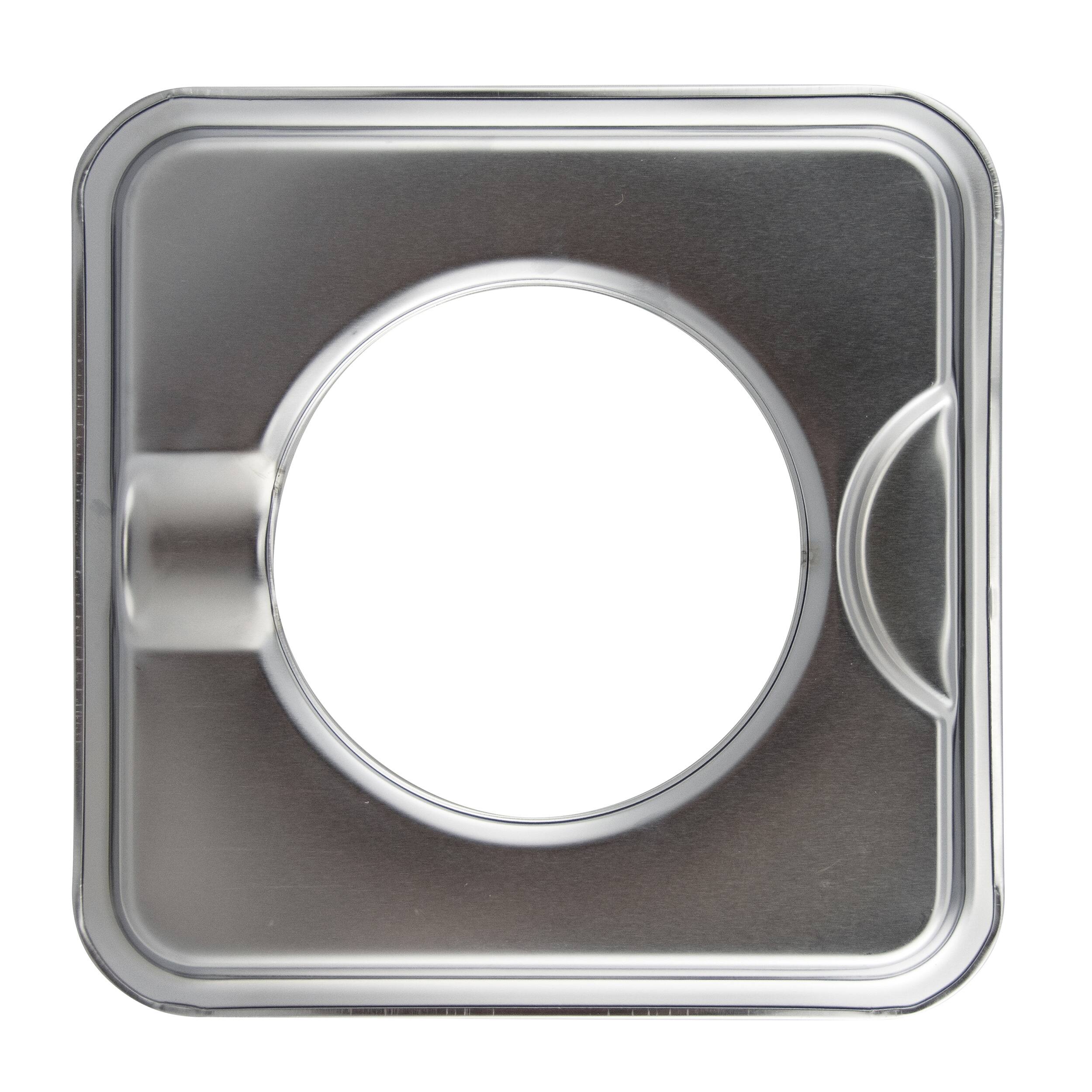 Alt View 5. Range Kleen - Range Kleen SGP4002X Style I 2-Pack 7.75-Inch Square Heavy Duty Chrome Drip Pans.