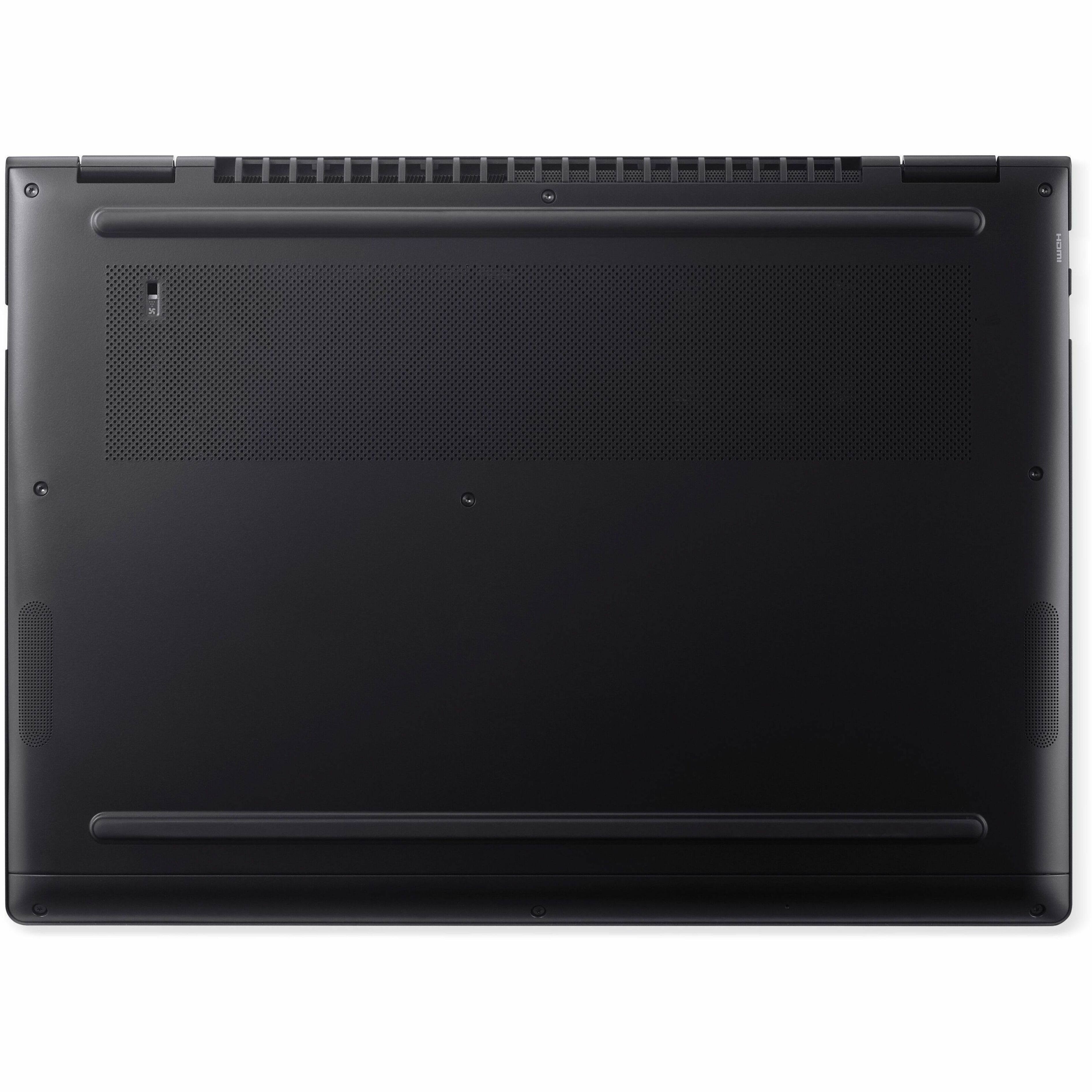 Alt View 15. Acer - TravelMate P6 14 AI P614-54 14" IPS LCD 2880 x 1800 (WQXGA+) Laptop - Intel Core Ultra 7 with 32GB Memory - 1 TB SSD - Black.