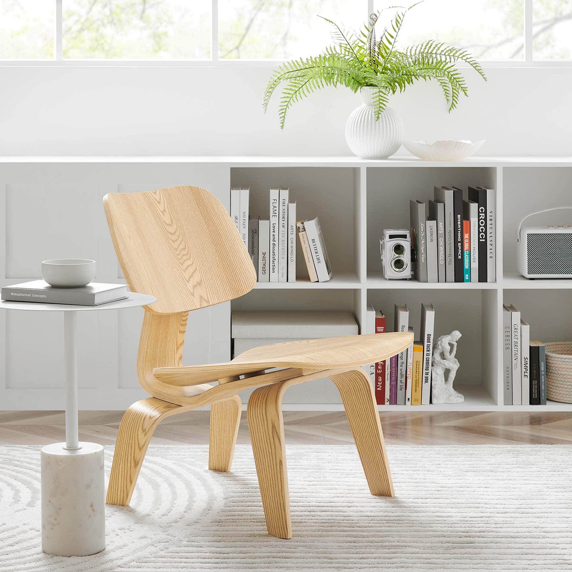 Fathom Wood Lounge Chair by Modway - Natural price history on PriceWatchPro