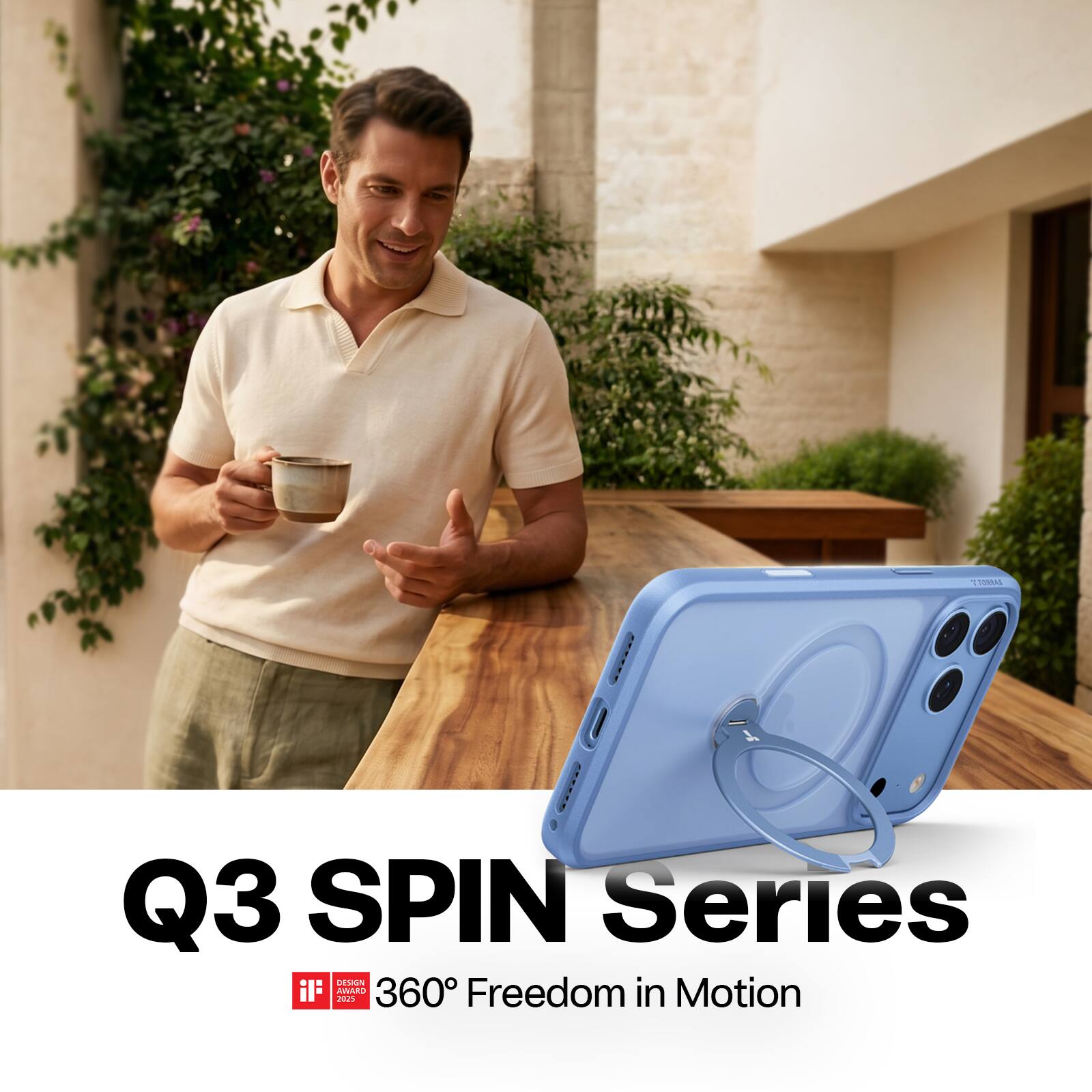 2 700045  
Q3 SPIN Series  
DESIGN IF 2025 AWARD  
360° Freedom in Motion