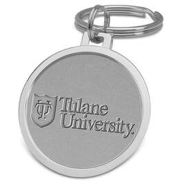 Jardine - Tulane Green Wave Team Logo Split-Wire Key Ring - Silver