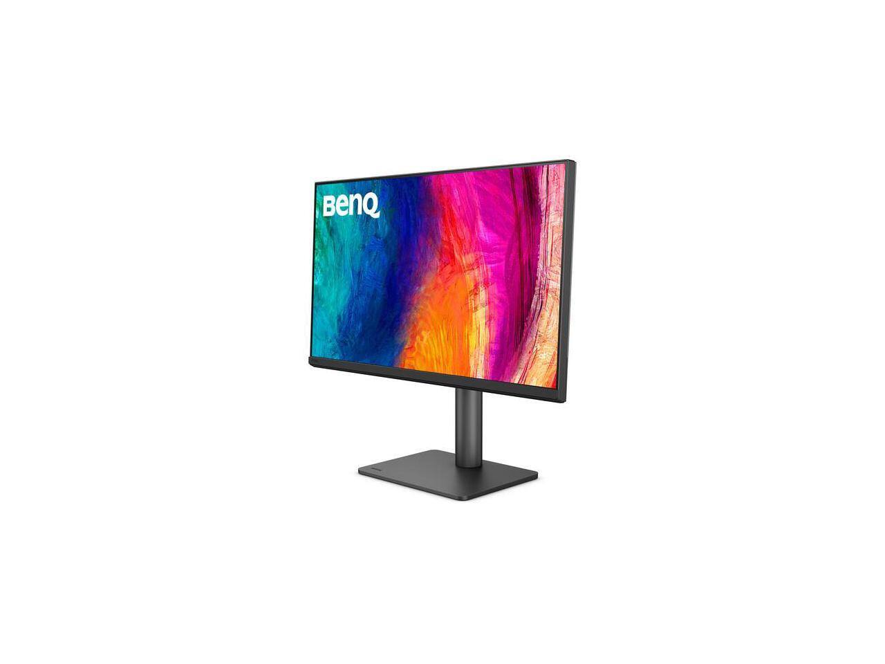 Alt View 2. BenQ - BenQ PD2706QN 27" QHD 100Hz IPS Monitor, HDR, USB-C, KVM, Speakers - Black.
