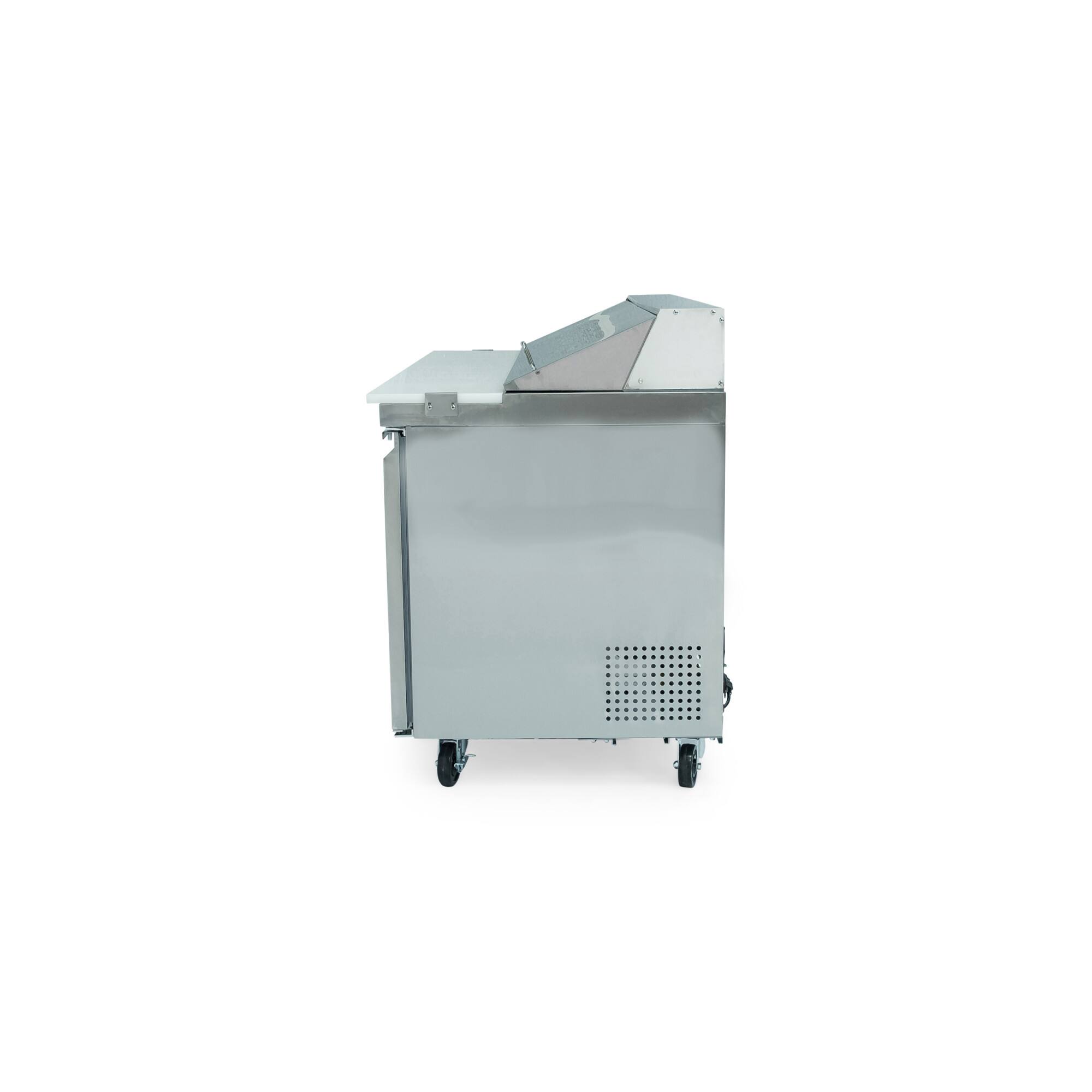 Alt View 3. Magic Chef - Commercial 18 cu. ft. Refrigerator in Stainless Steel - Stainless Steel.