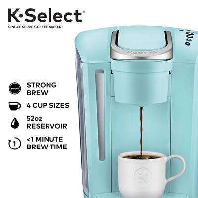 Keurig Refurbished Excellent K-Select Single-Serve K-Cup Pod Coffee Maker Oasis