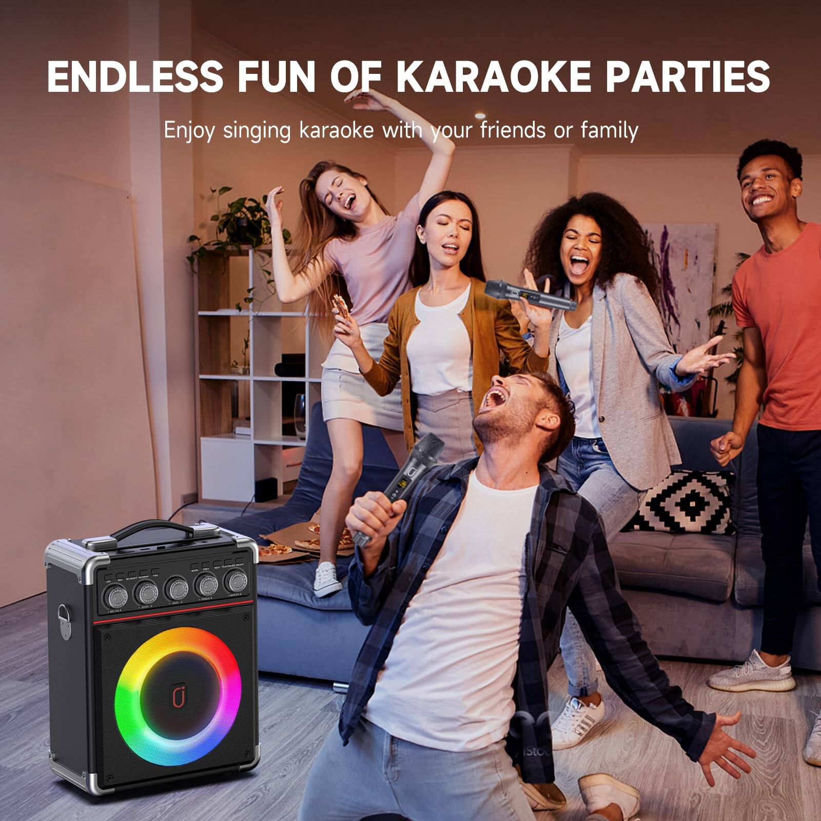 ENDLESS FUN OF KARAOKE PARTIES

Enjoy singing karaoke with your friends or family