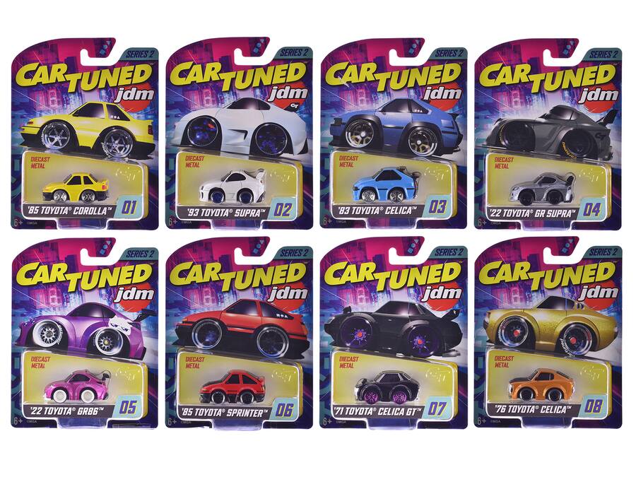 CAR TUNED HOBBY SERIES 2 ミニカー8台セット CarTuned Series 2 Hobby CAR TUNED HOBBY SERIES 2 ミニカー8台セット CarTuned Series 2 Hobby
