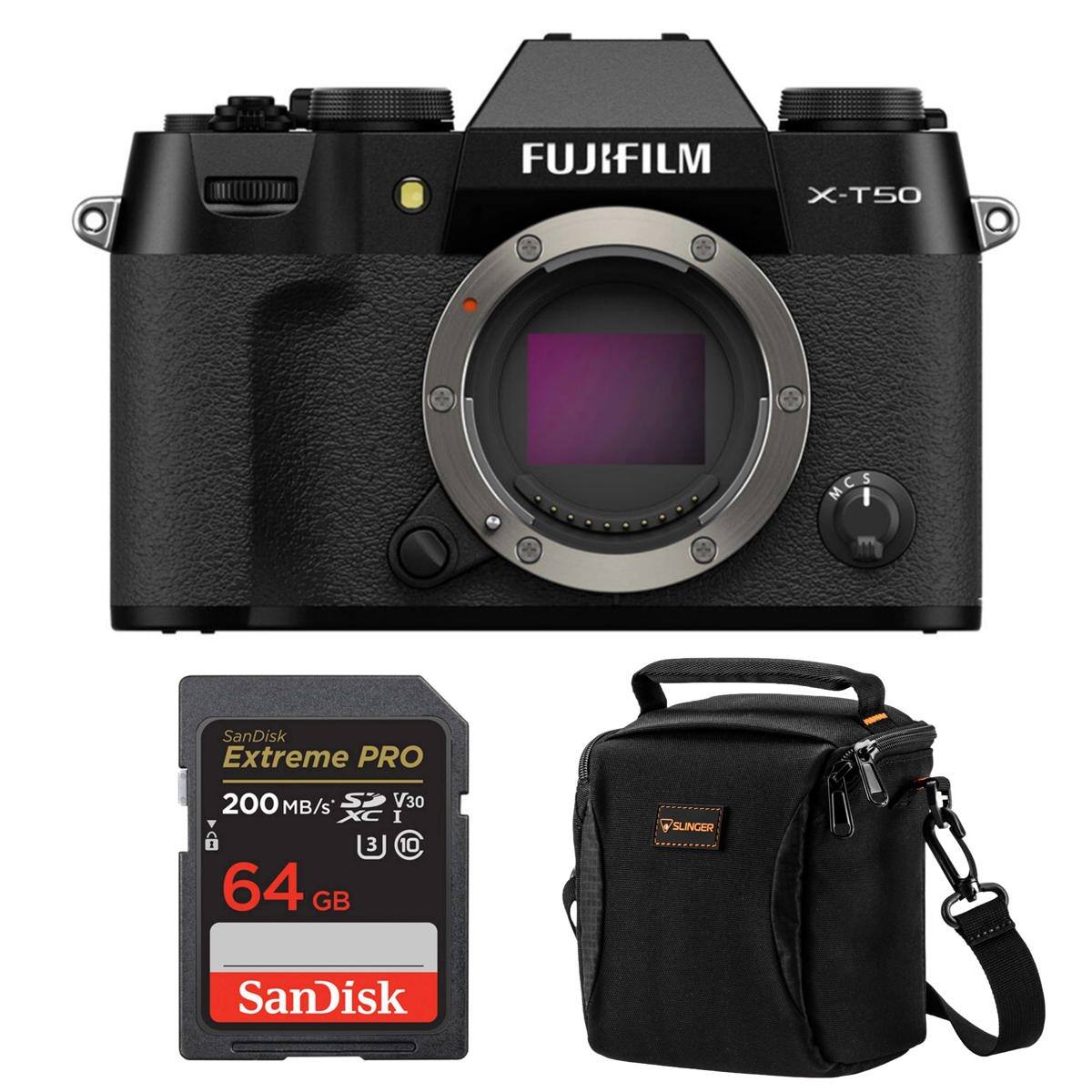 FUJIFILM  
X-T50  
SanDisk Extreme PRO  
200 MB/s V30 XC I : 3 10 64 GB  
SLINGER  
SanDisk
