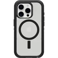 OtterBox - Defender Series Pro XT Hard Shell for MagSafe for Apple iPhone 15 Pro - Dark Side - Front_Zoom