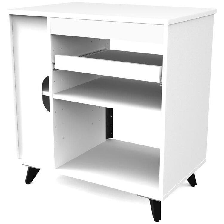 Alt View 4. Glorious - GLORIOUS Modular Side Rack (White) - White.