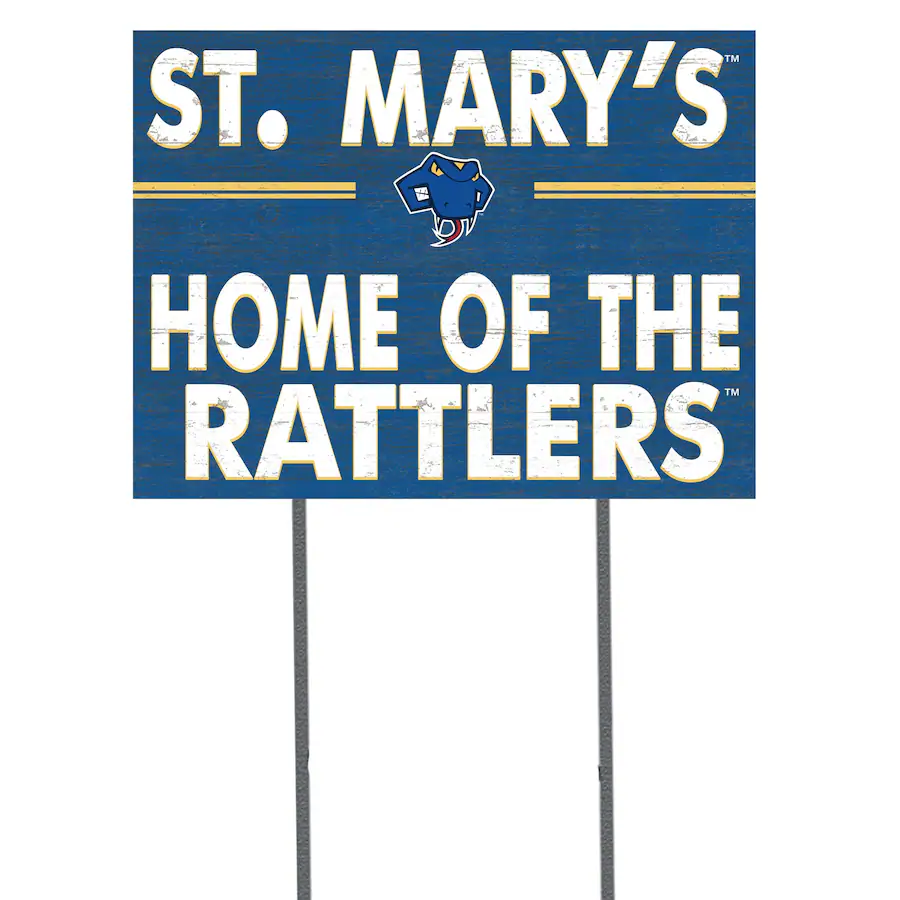 Jardine St. Mary's University Rattlers 18'' x 24'' I Chose Lawn Sign ...