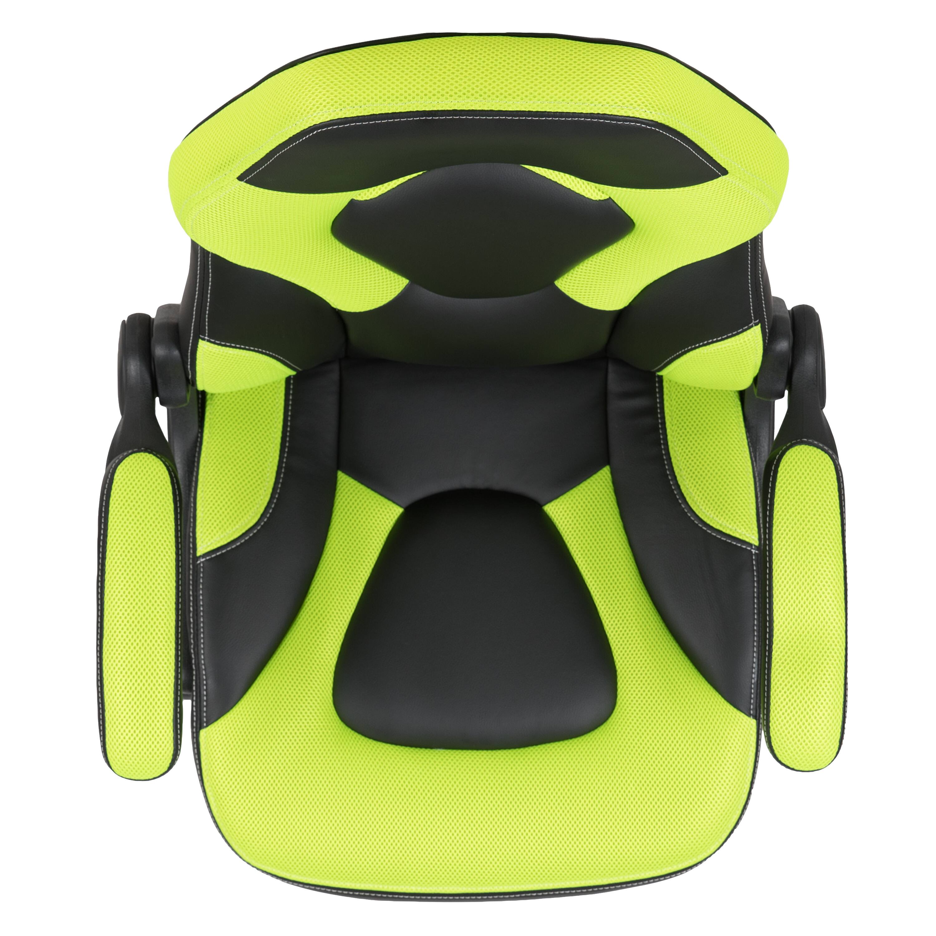 Alt View 8. Emma + Oliver - Z100 Gaming Chair Racing Office Ergonomic Computer PC Adjustable Swivel Chair - Neon Green.