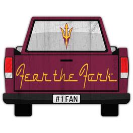 Fan Creations - Arizona State Sun Devils 12'' x 12'' Truck Back D-cor - Multicolor