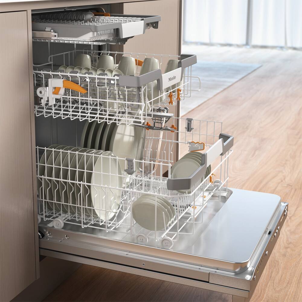 Left. Miele - G 7266 SCVI SF 24" Dishwasher - Stainless.