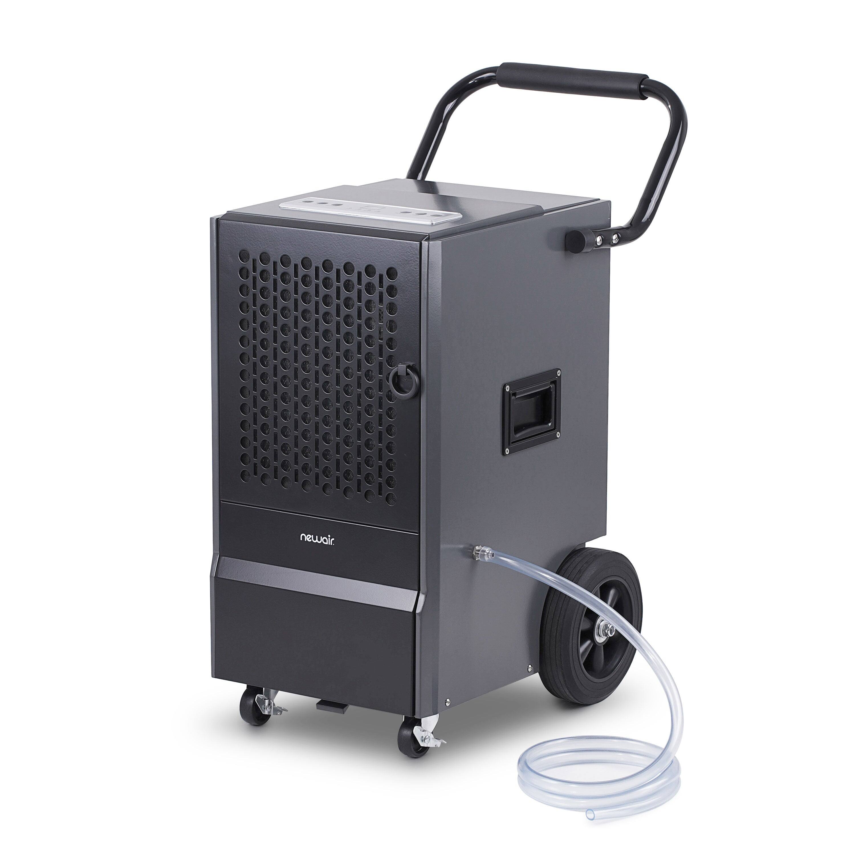 Alt View 9. NewAir - Newair 160 Pints Commercial Dehumidifier with Pump - Gray/Black.