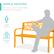 AMPLE SEATING
50 inches of space comfortably seat up to three people
Seats Up To 3
400 LBS Weight Limit
