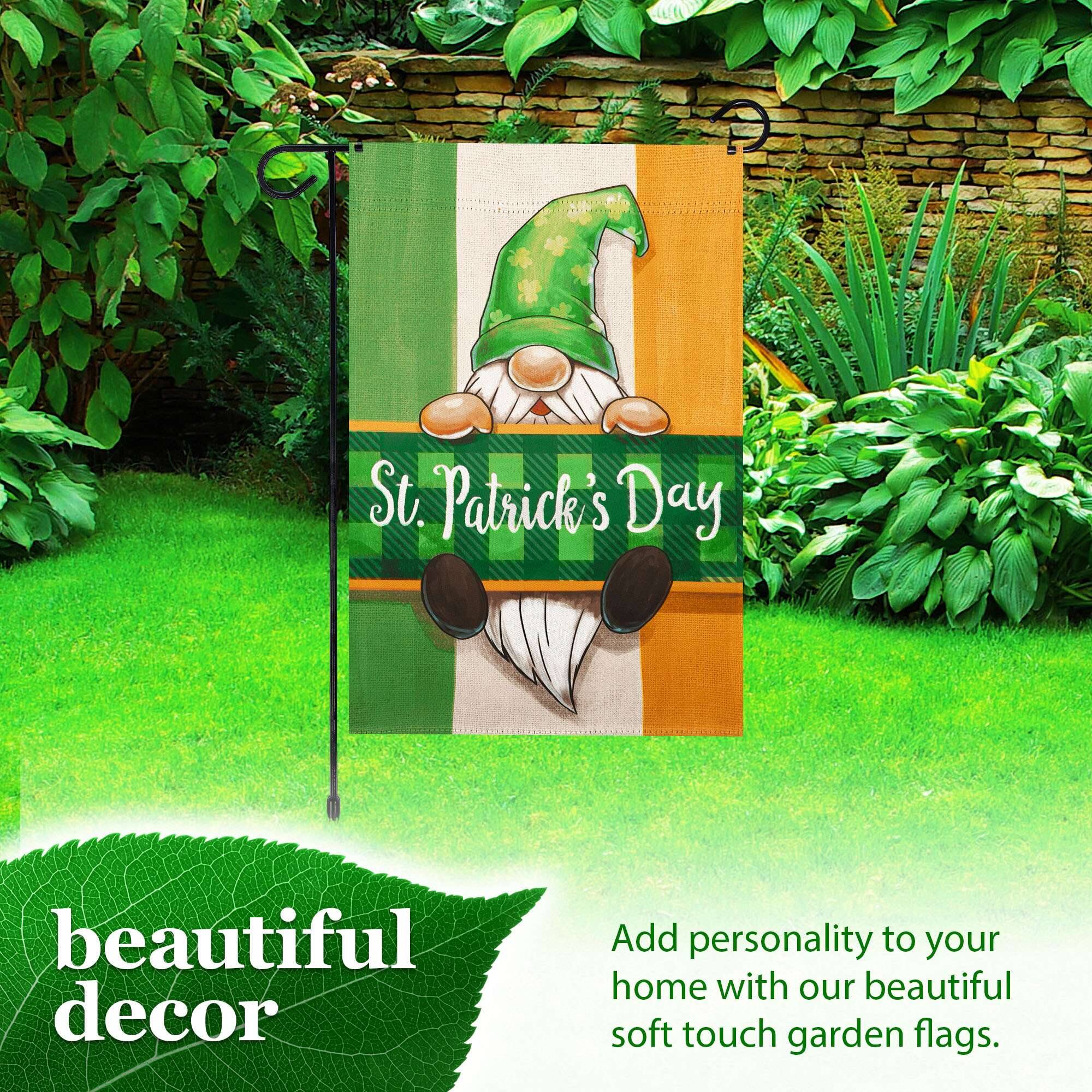 St. Patrick's Day beautiful decor

Add personality to your home with our beautiful soft touch garden flags.