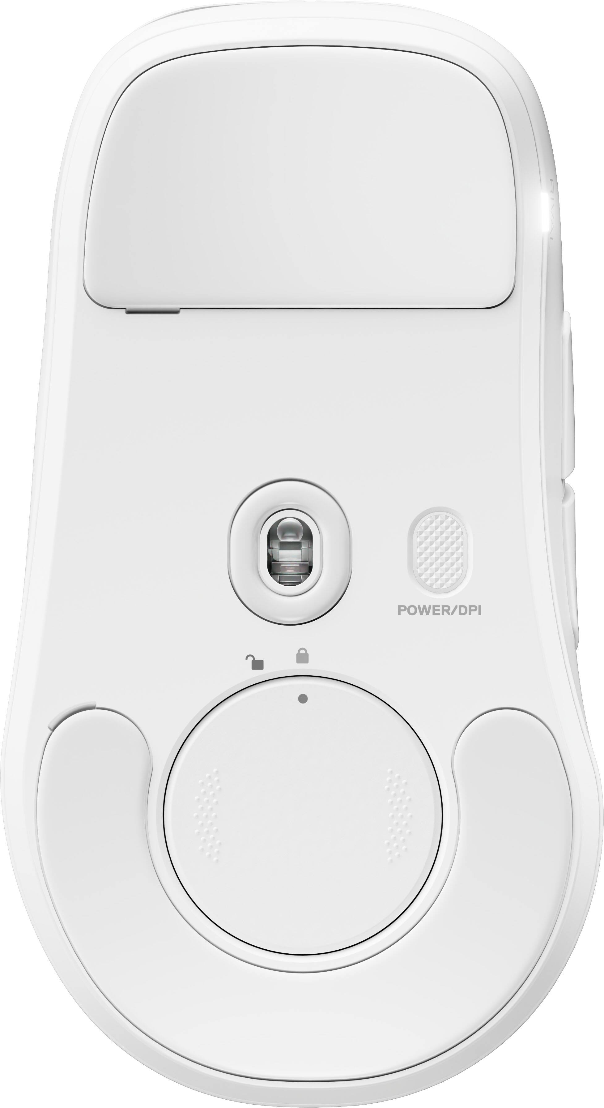 Alt View 12. SteelSeries - Rival Pro Mini Wireless Optical Ergonomic Gaming Mouse with 8K Polling – Ultra-Wideband/RF for PC - White.