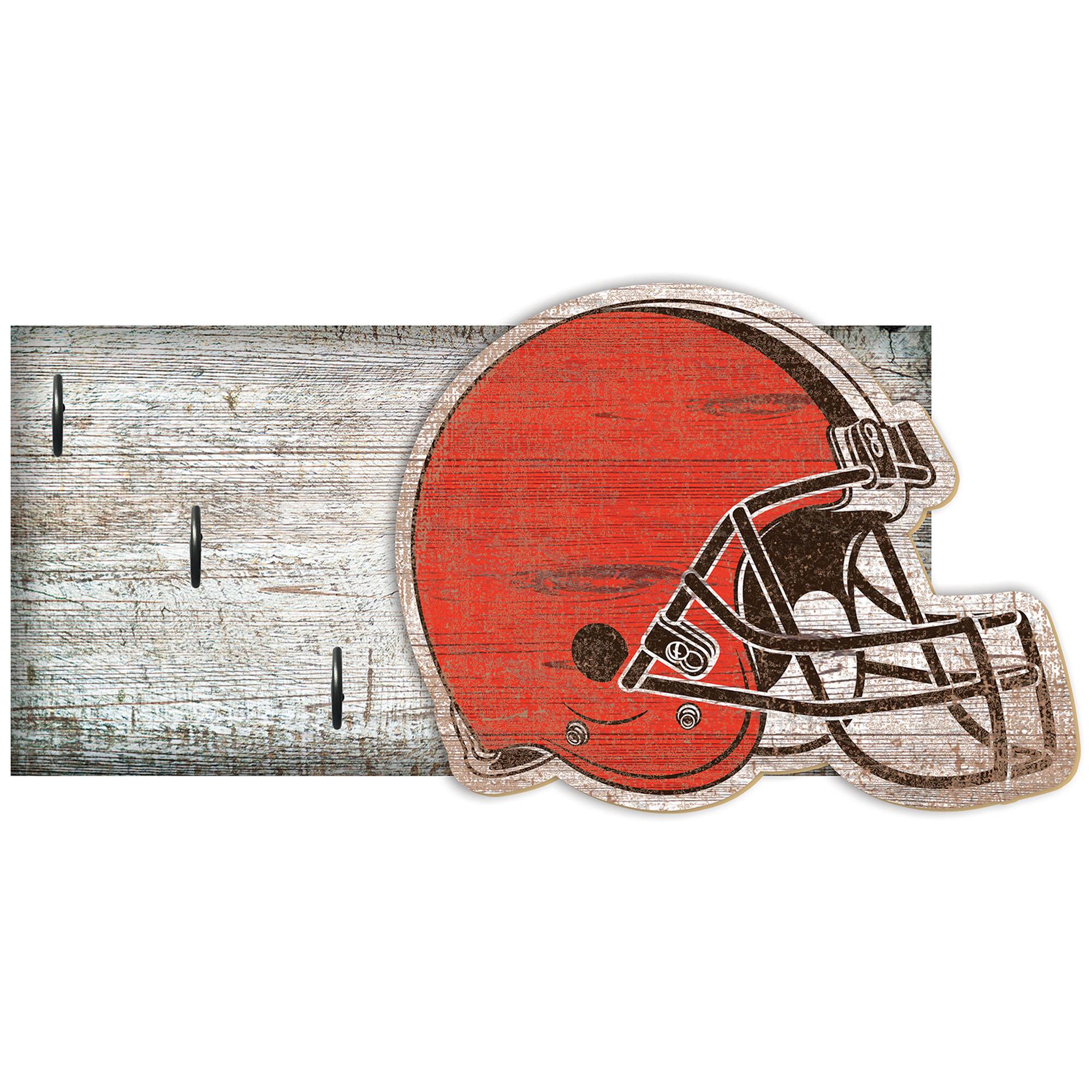 Cleveland Browns 6" x 12" Mounted Key Holder