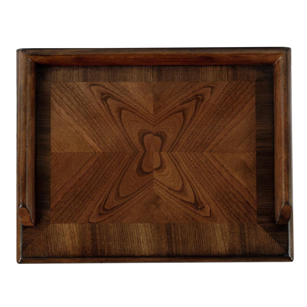Angle. Butler Specialty - Hardwick 4-Drawer Chest - Medium Brown.