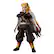 Alt View 3. Bandai - Kyojuro Rengoku - Demon Slayer - Tamashii Nations S.H.Figuarts 7.1" Figure.