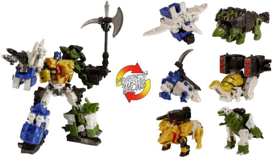 Alt View 4. Transformers - TL-89 Decepticon Dinoking Set of 6 | Transformers: Legacy United.