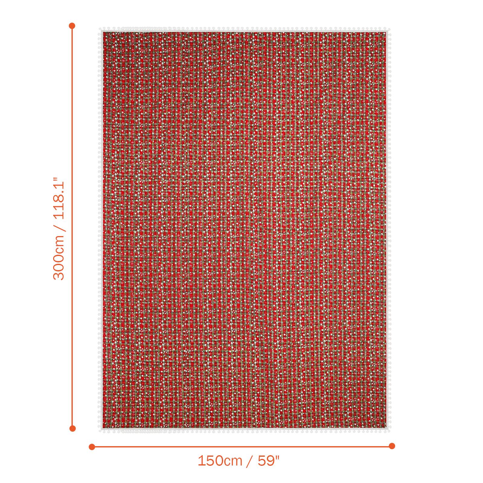 300cm / 118.1"  
150cm / 59"