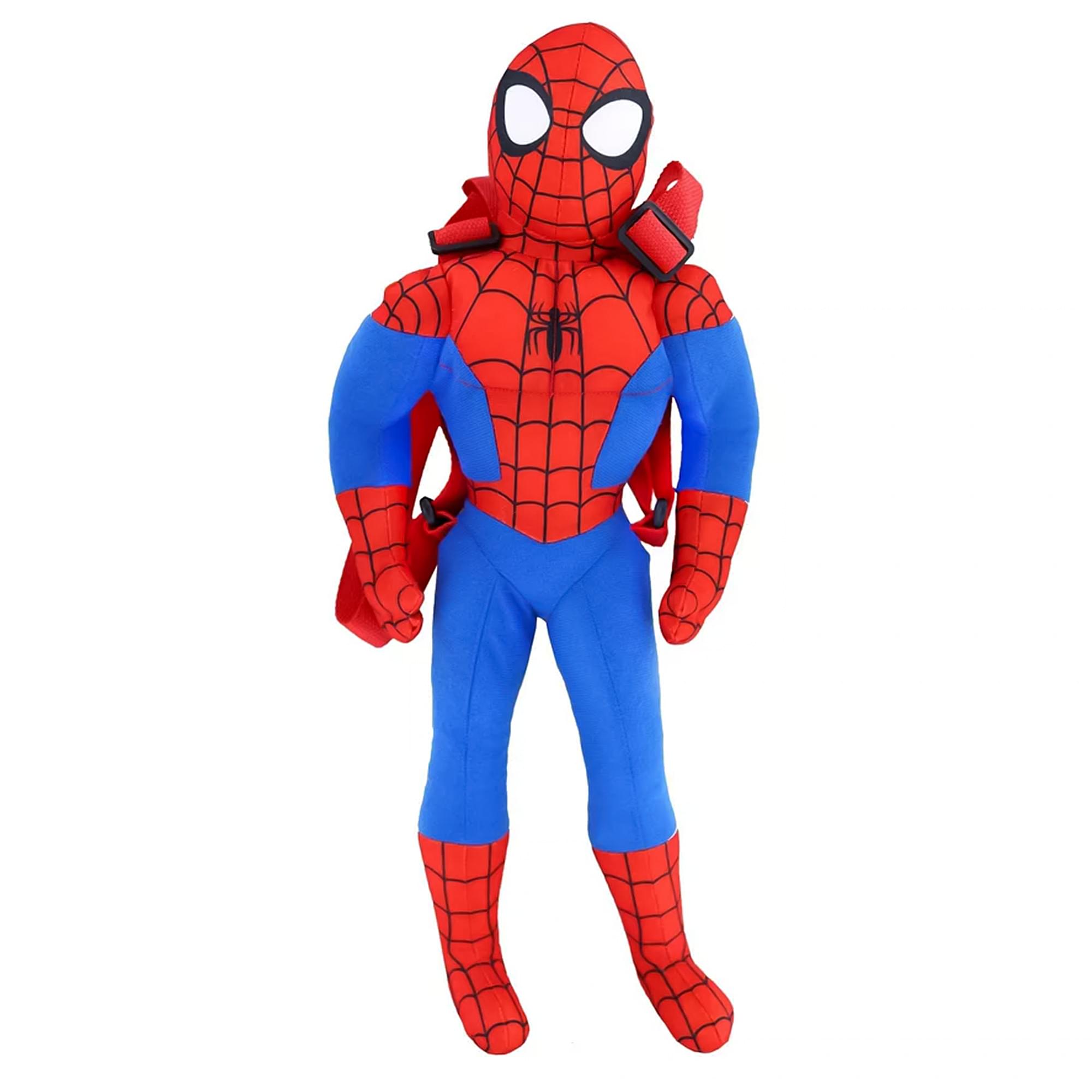 Alt View 1. Marvel - Marvel Spider-Man 17 Inch Plush Backpack - Red.