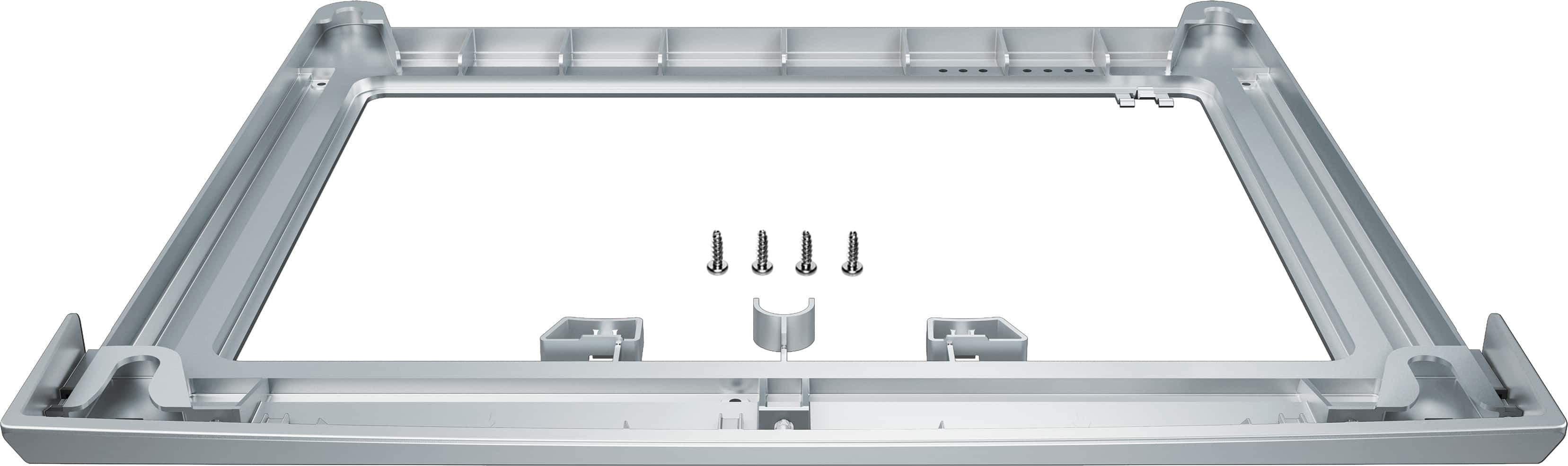 Front. Bosch - Stacking Kit Accessory for WQB245AXUC - Silver.