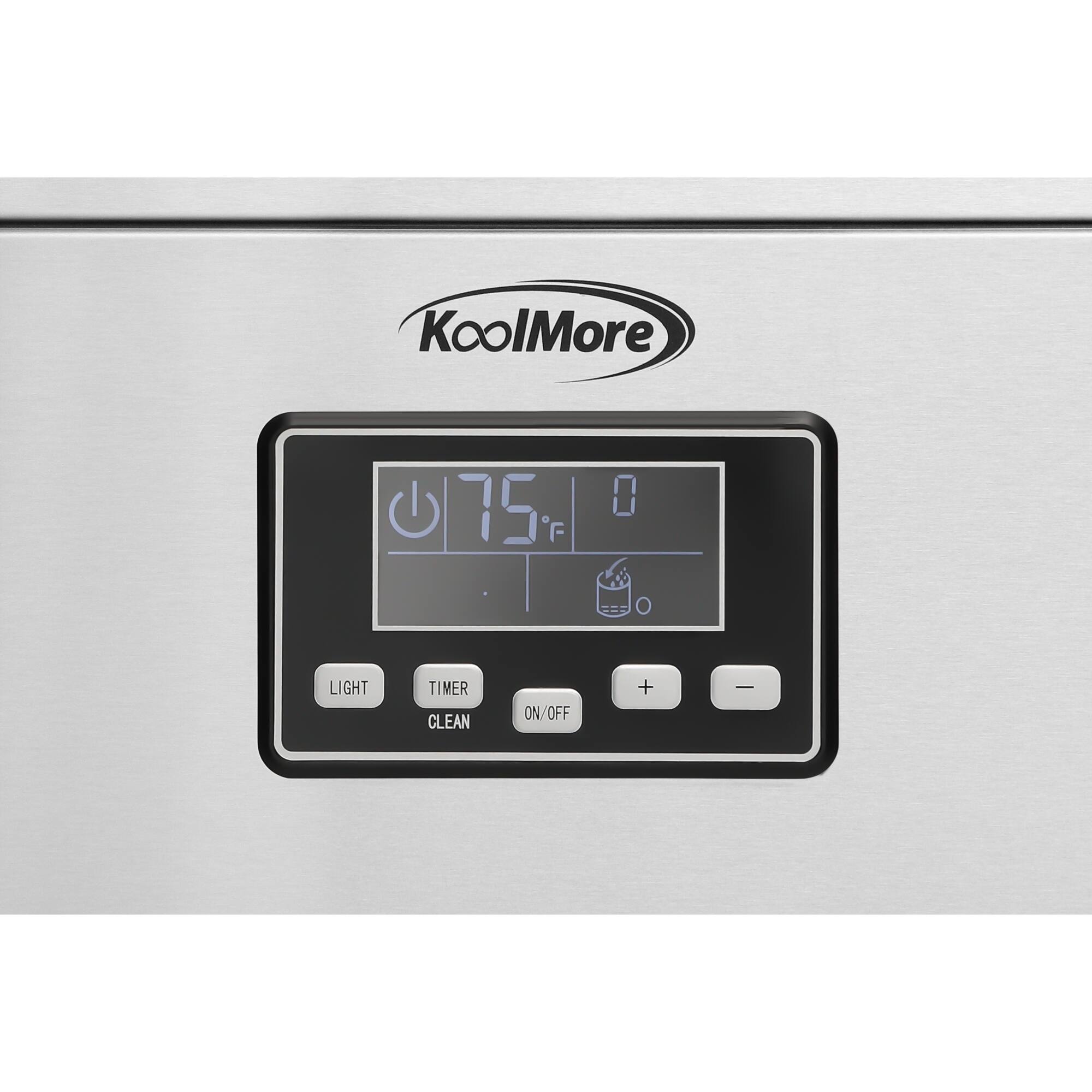 KoolMore 75 0 LIGHT TIMER CLEAN ON/OFF + -