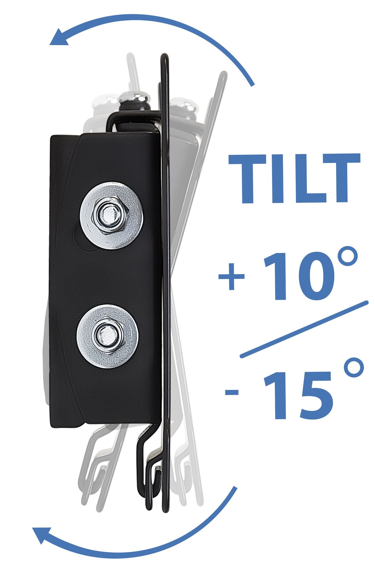 Left. Mount-It! - TV Wall Mount  for 19"–32" TVs, Low-Profile Steel Bracket, Adjustable Tilt - Black.