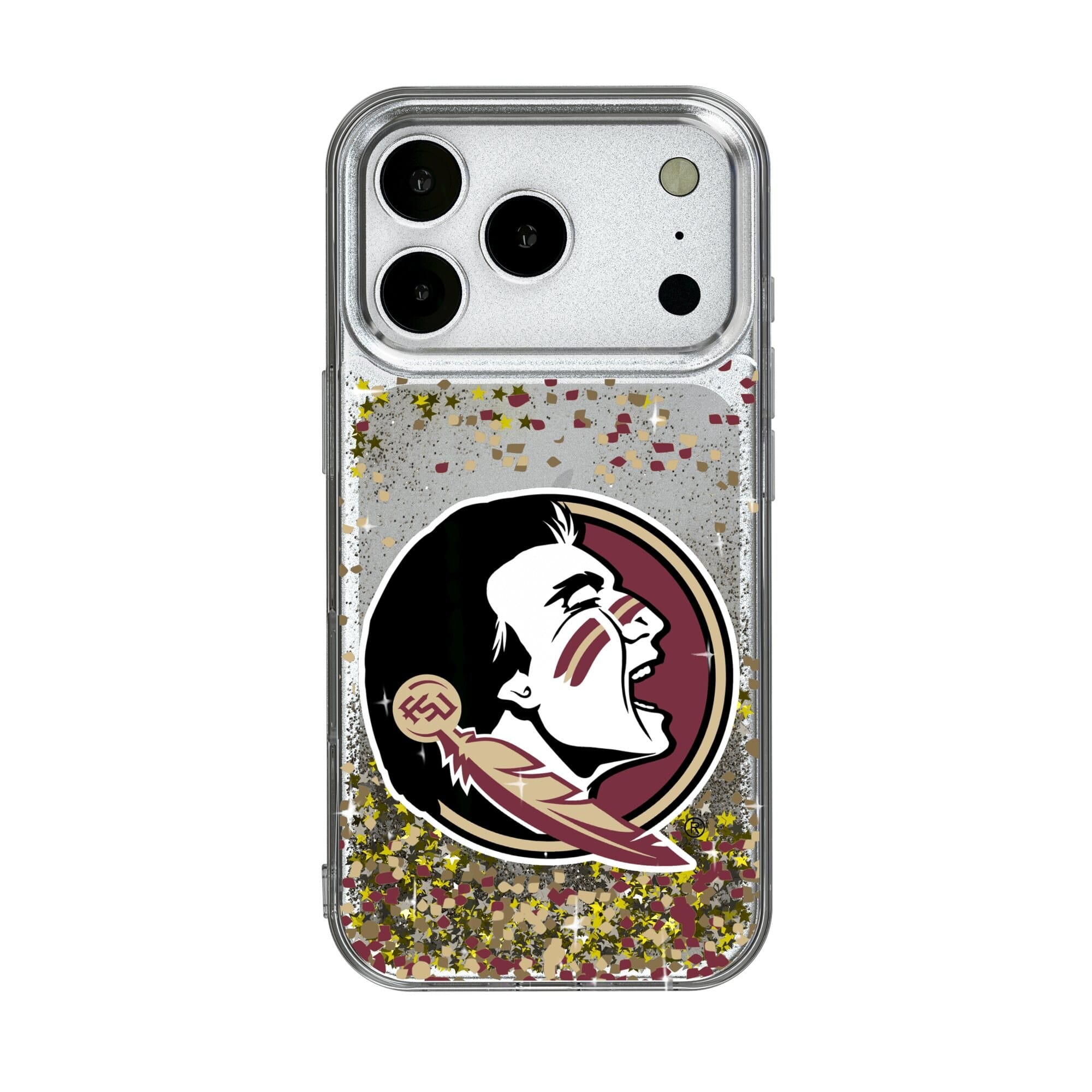 Keyscaper - NCAA - Florida State Seminoles iPhone Glitter Confetti Design Case - 17 Pro Max - Multicolor price history on PriceWatchPro