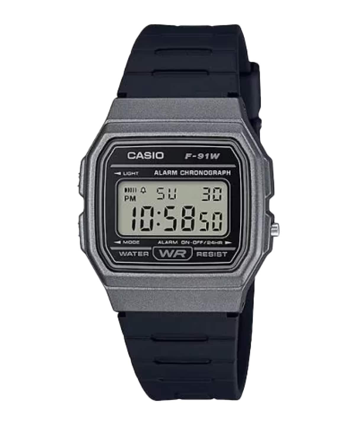Casio - Men's Classic Digital Watch with Band - F-91WM-1BCF - Black price history on PriceWatchPro