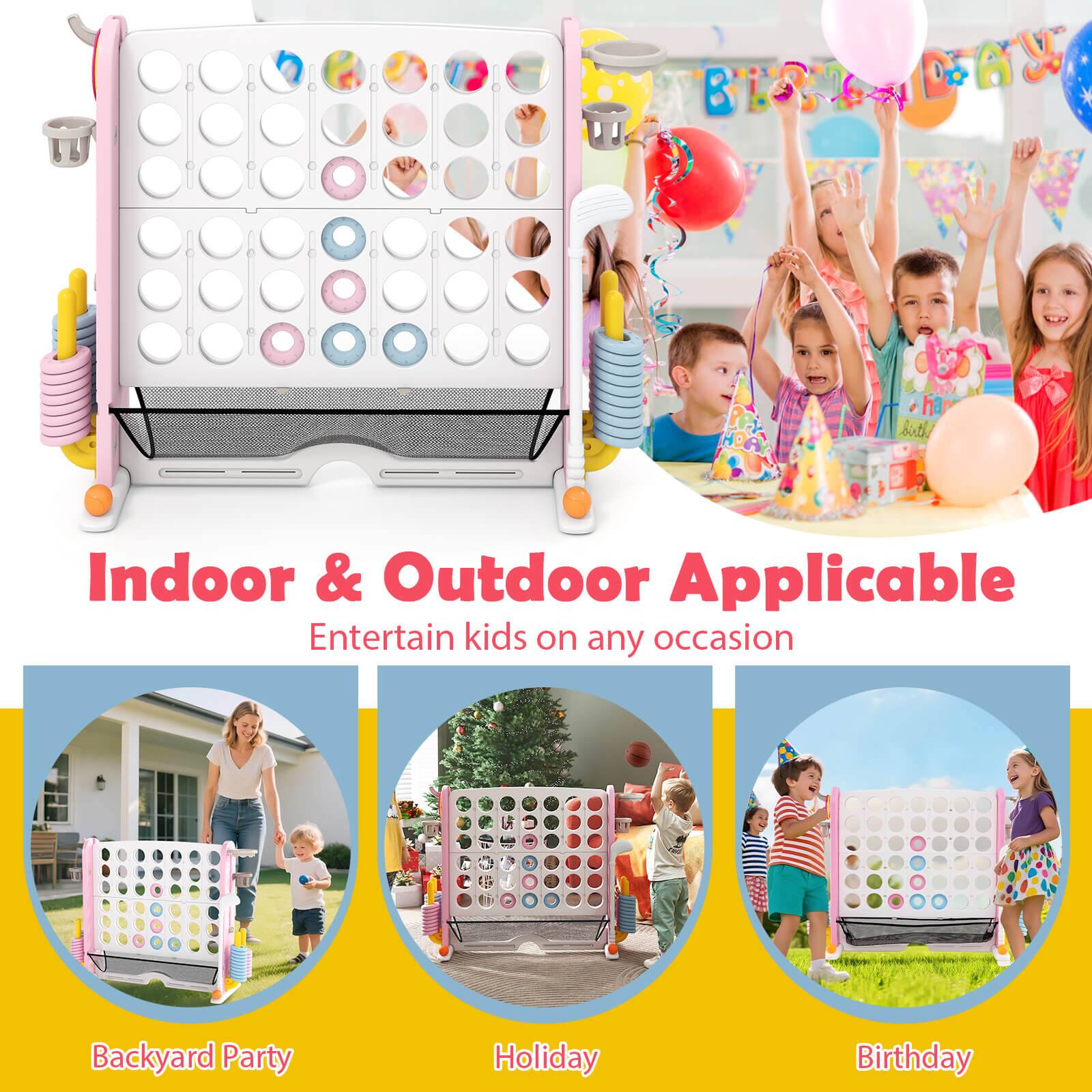 Indoor & Outdoor Applicable  
Entertain kids on any occasion  

Backyard Party  
Holiday  
Birthday