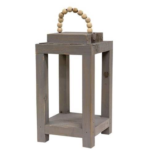 BreeBe - * Lantern with Bead Hanger - Gray