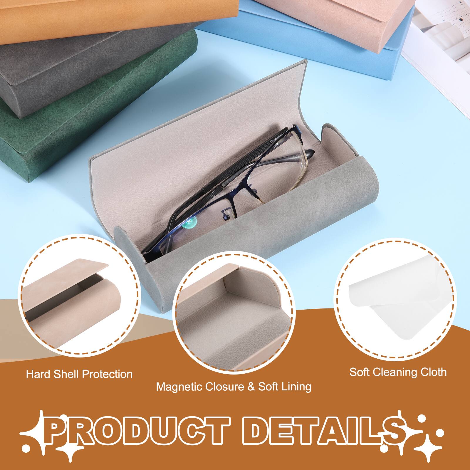 Hard Shell Protection  
Magnetic Closure & Soft Lining  
Soft Cleaning Cloth  

PRODUCT DETAILS