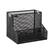 Alt View 16. Mind Reader - Desktop Organizer, Vertical File Storage, Letter Size, Office, Metal Mesh, 12.15"L x 9.5"W x 9.5"H - Black.