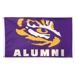 WinCraft - LSU Tigers 3' x 5' Single-Sided Deluxe Alumni School Supporter Flag - Multicolor