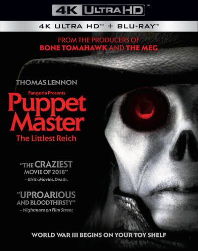 Front. Puppet Master: The Littlest Reich   - 4K Blu-Ray.